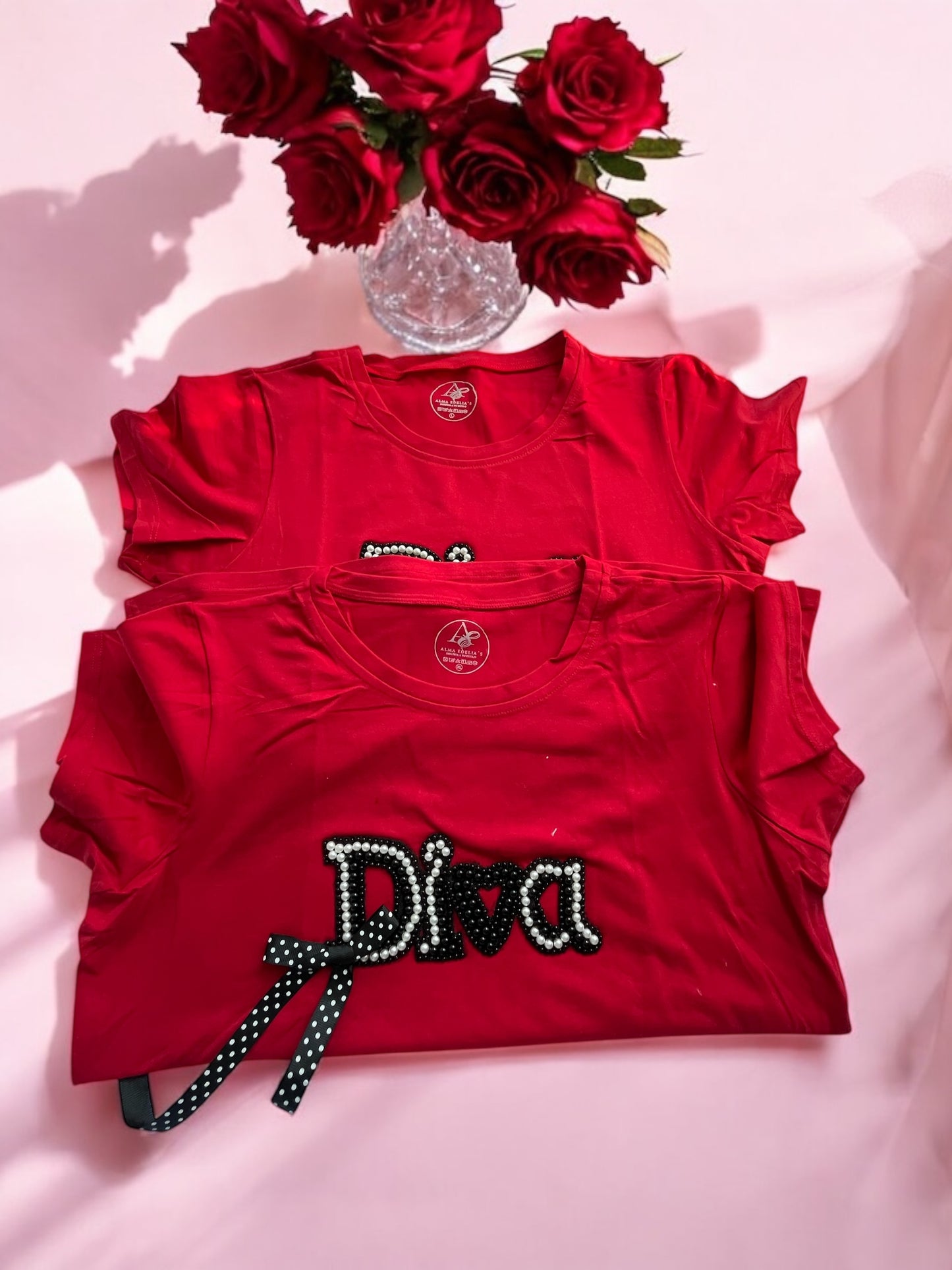 CAMISA DIVA CON APLIQUES