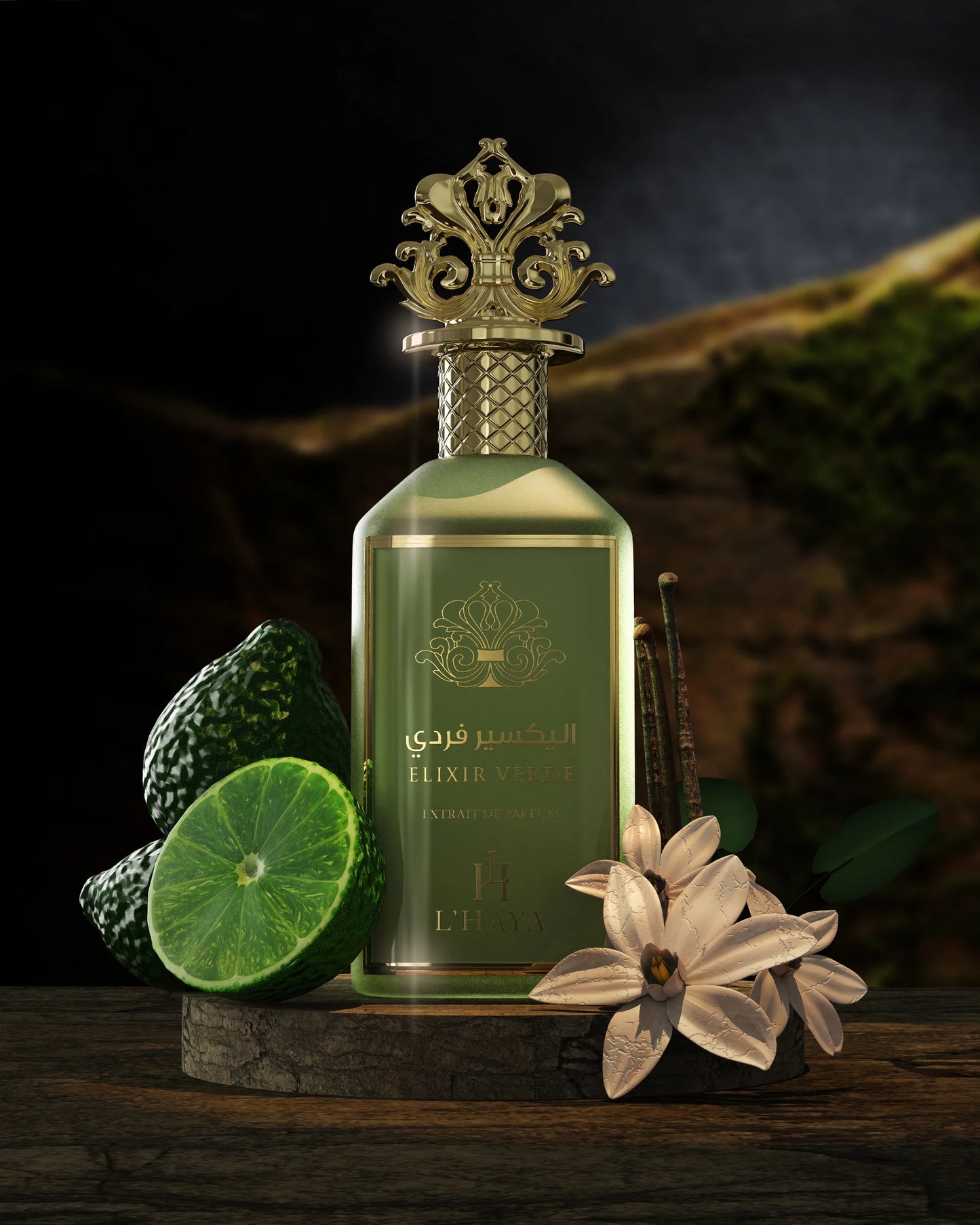 L’HAYA- ELIXIR VERDE- EXTRAIT DE PARFUM