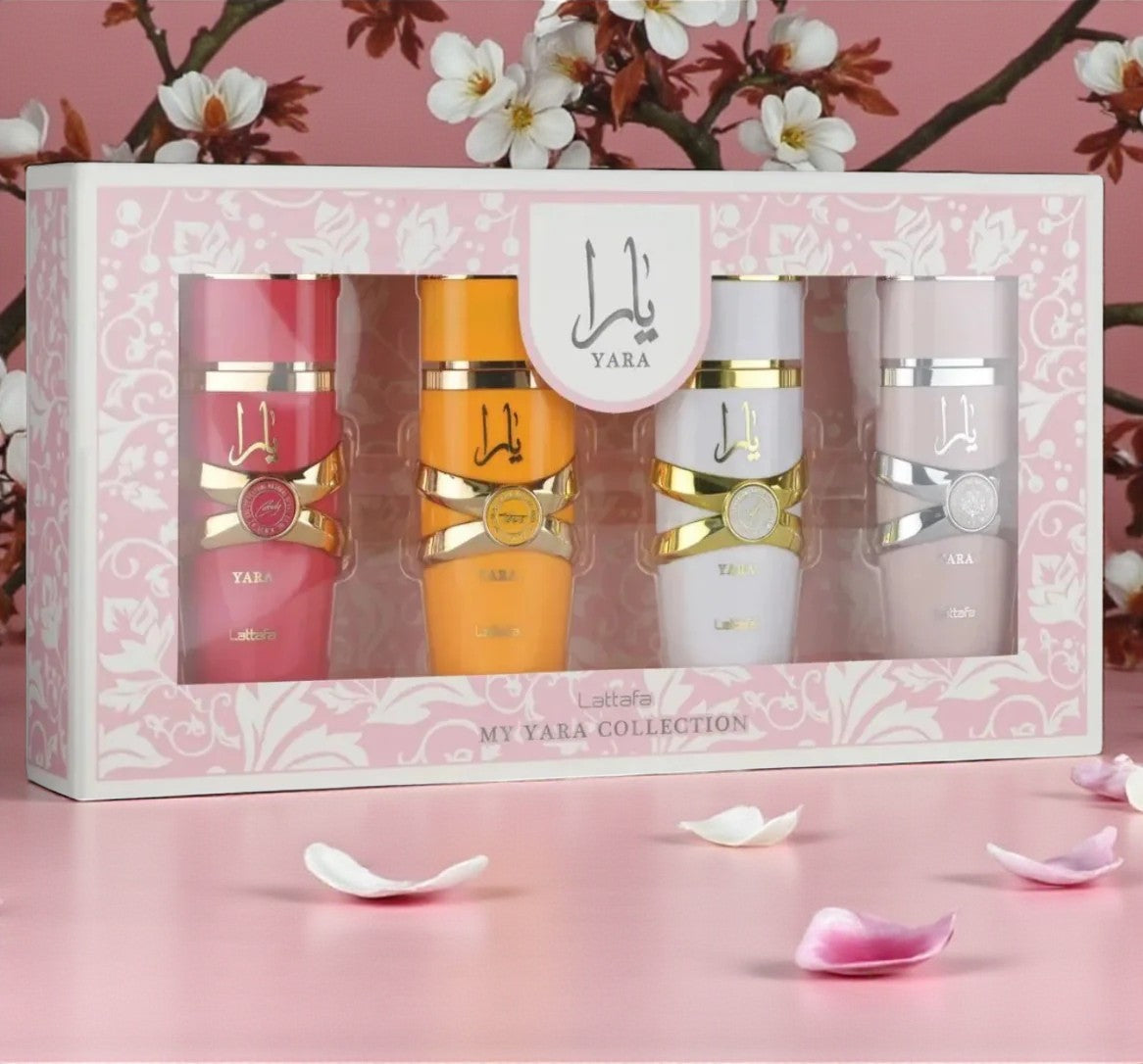 YARA SET COLECCIÓN 4 PIEZAS 25ml