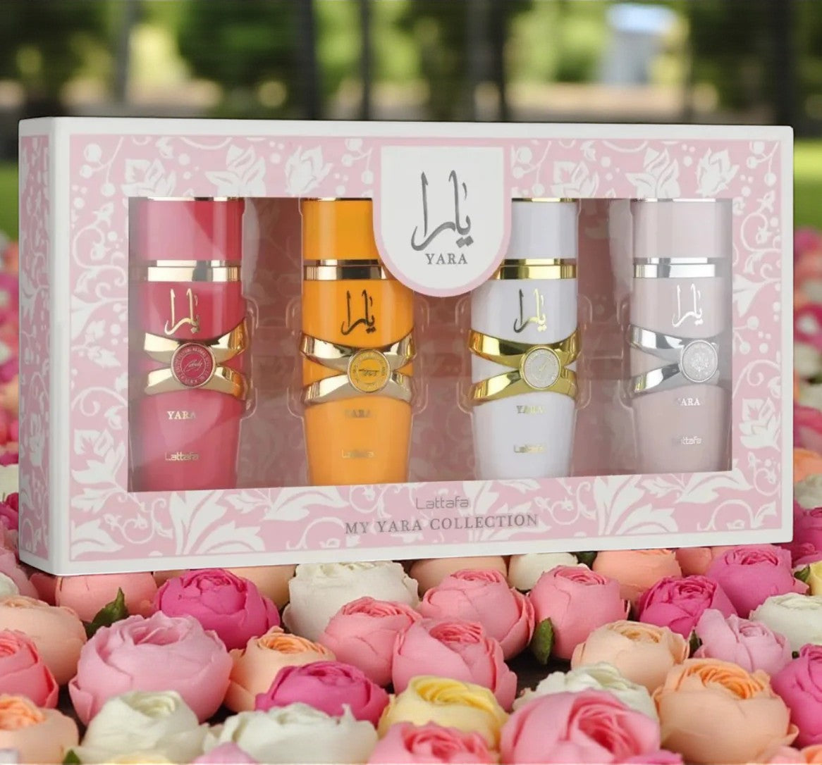 YARA SET COLECCIÓN 4 PIEZAS 25ml